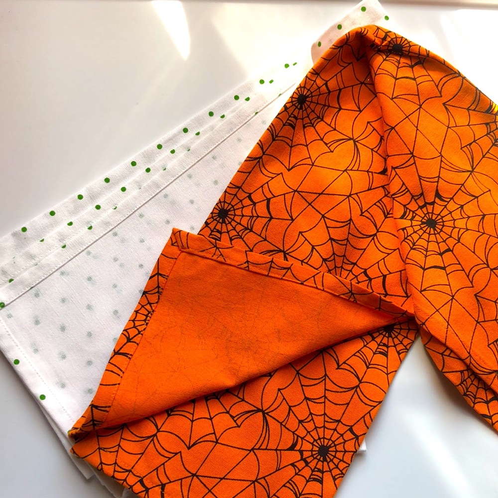 NWT 2PC Halloween Linen Towel Set - Picture 5 of 6